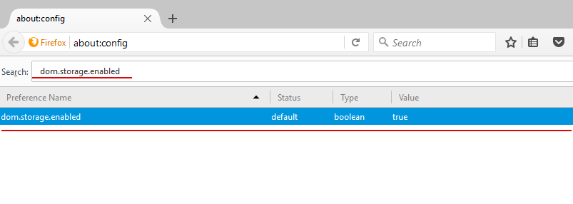 Domstorage в реестре что это